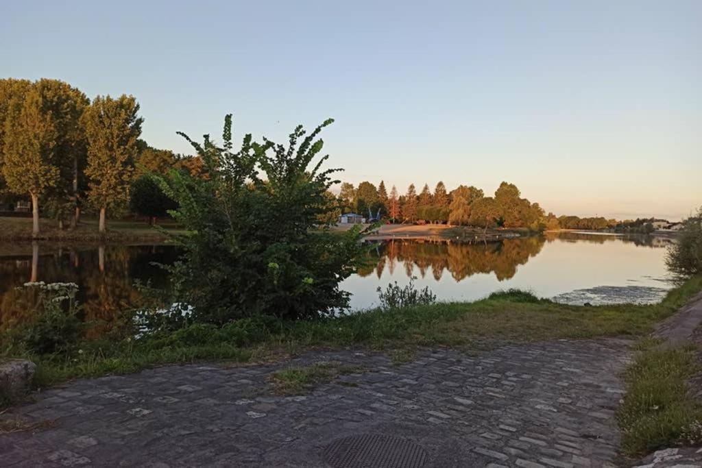 Studio Charmant Avec Vue Magnifique! Montrichard Bagian luar foto